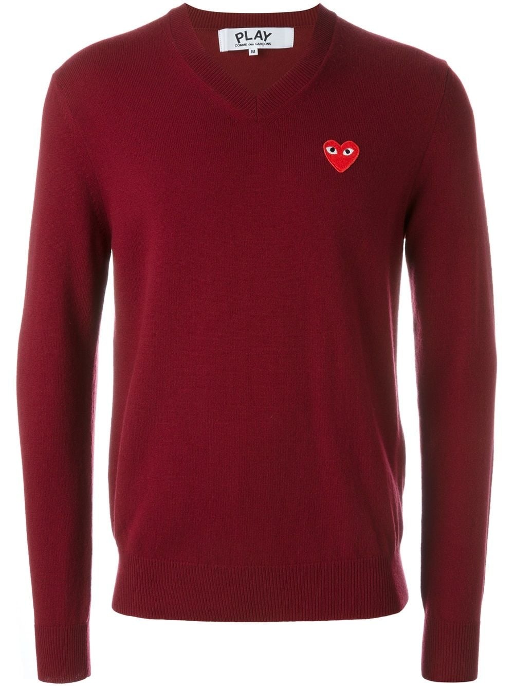 embroidered heart jumper - 1