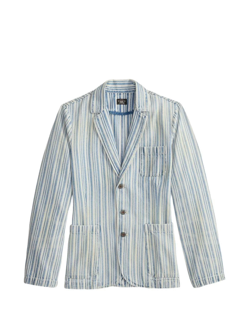 striped blazer - 1
