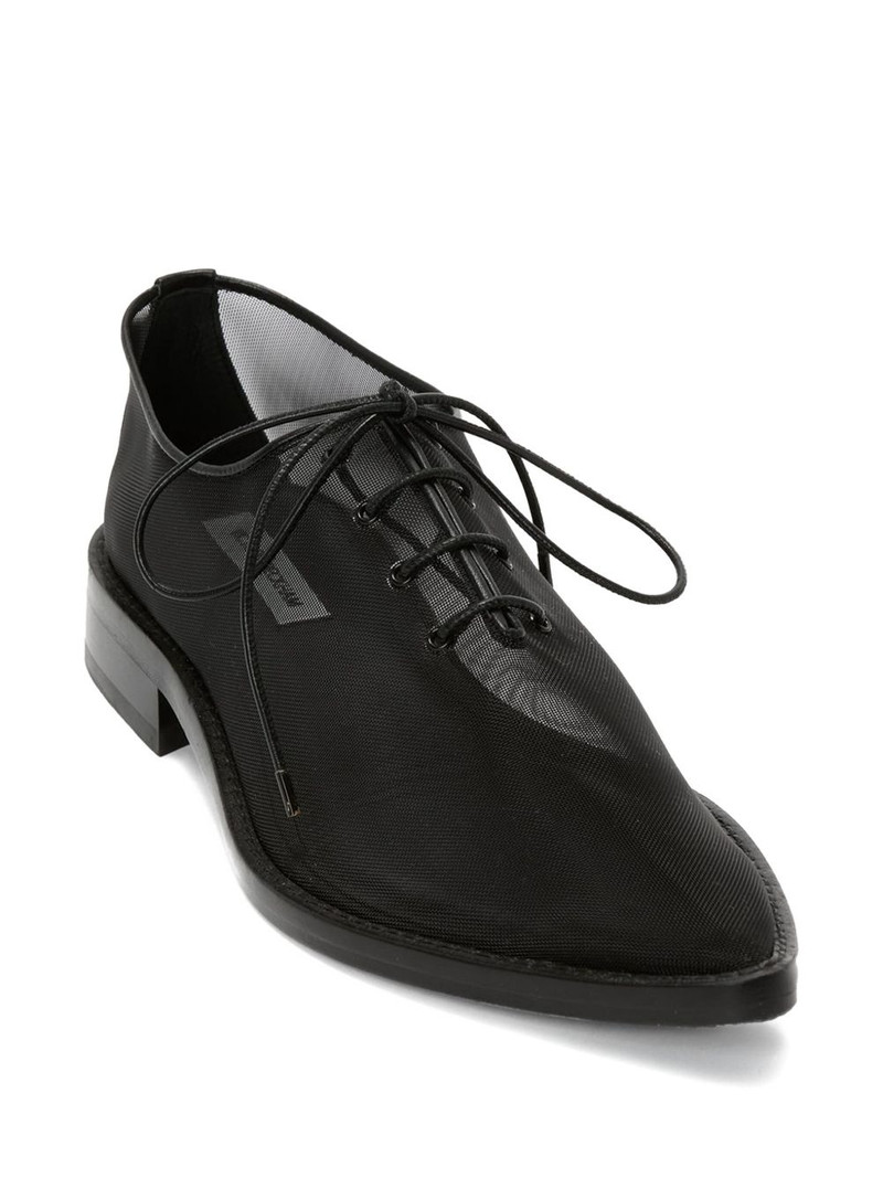 Victoria Beckham mesh lace-up oxfords outlook