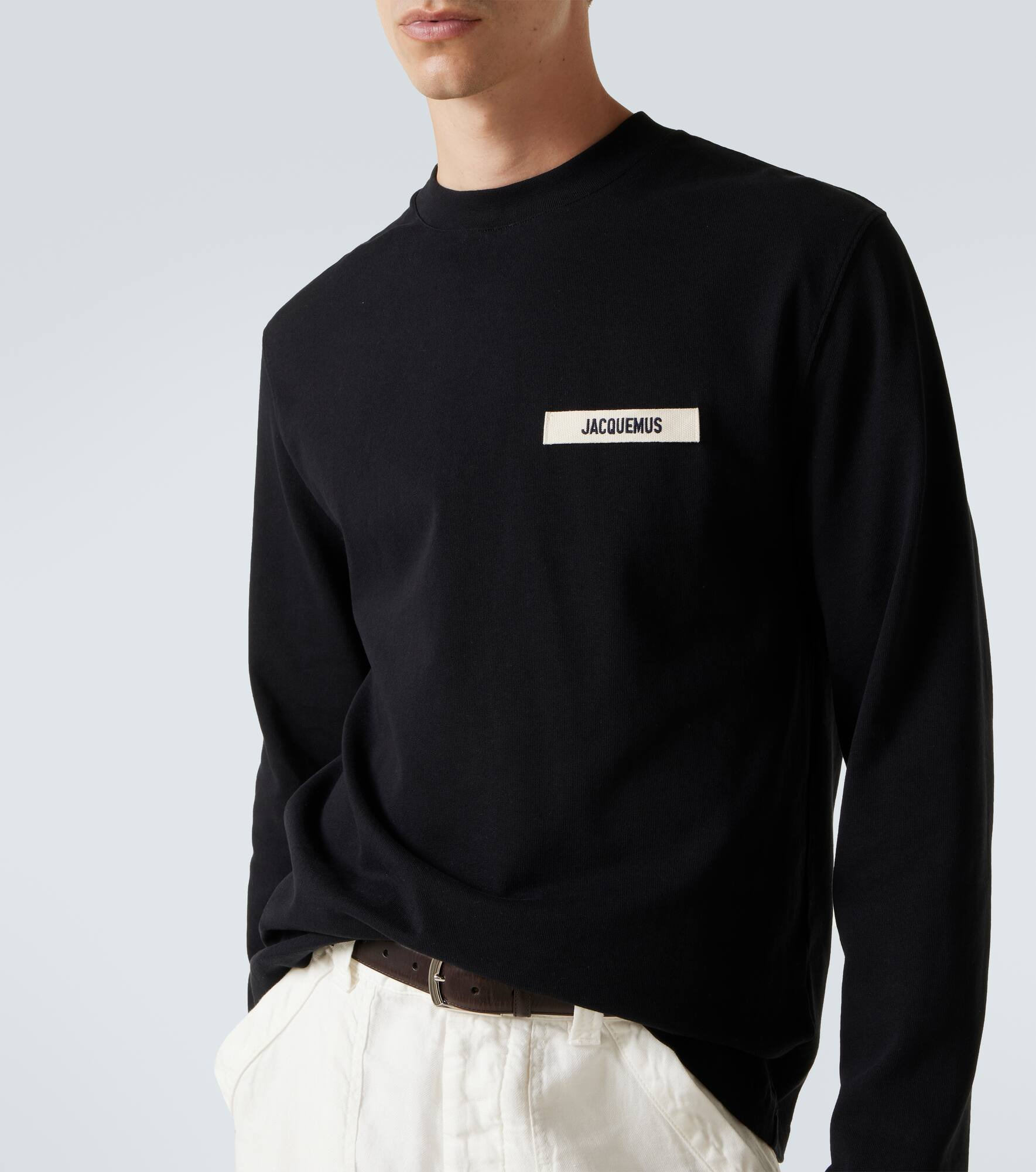 Gros Grain cotton fleece T-shirt - 5
