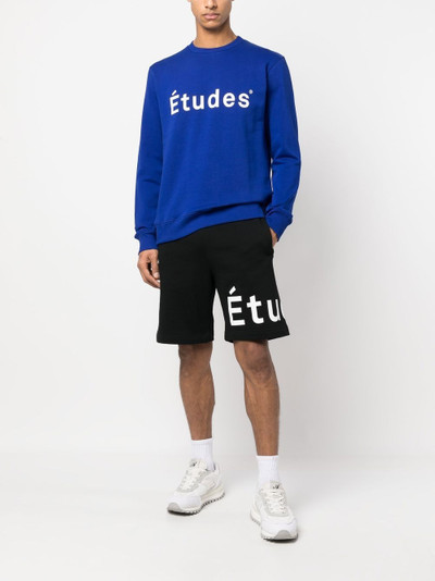 Étude logo-print crew neck sweatshirt outlook