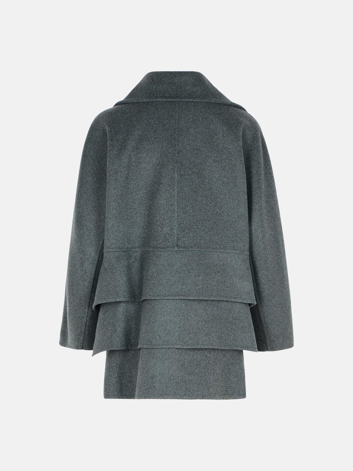ブルゾン Max Mara Asturie1234' Grey Cashmere Blend Coat Max Mara 'ASTURIE1234' GREY CASHMERE BLEND COAT