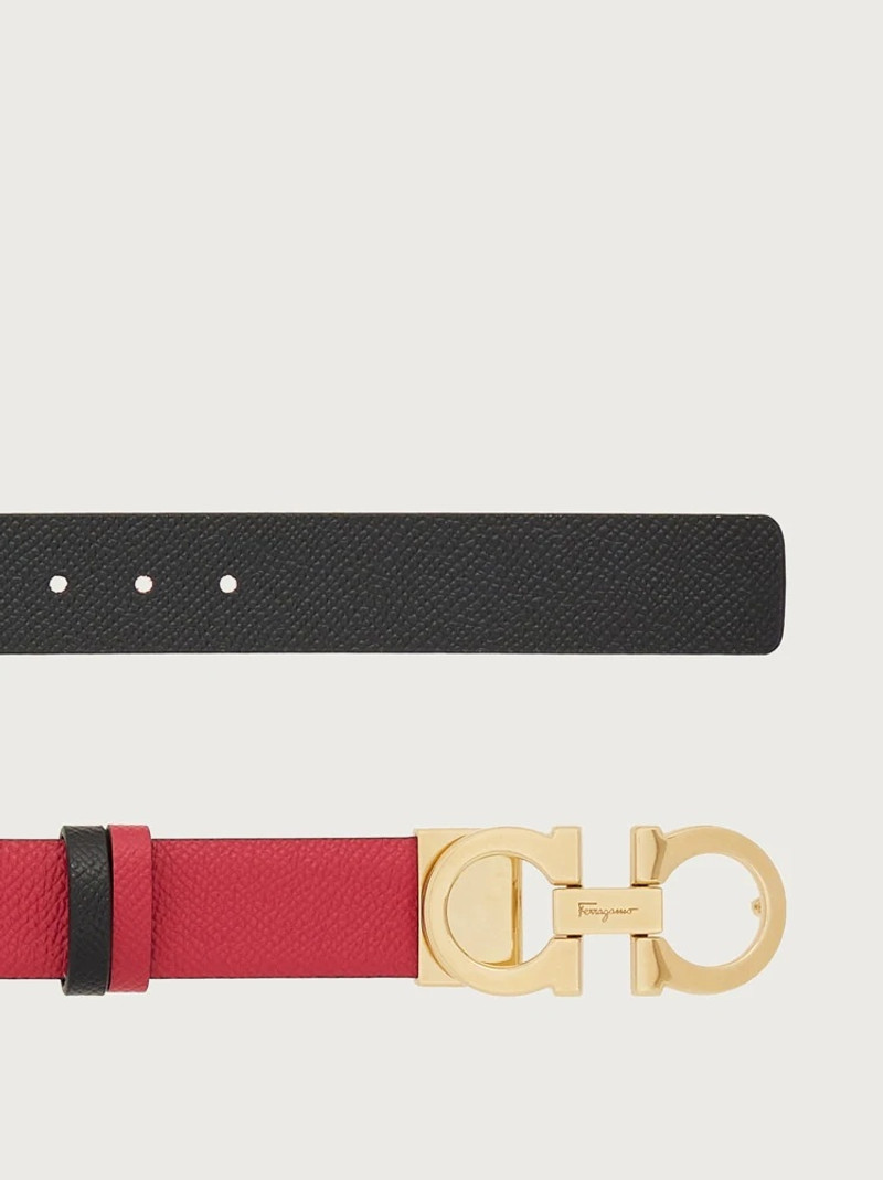 FERRAGAMO REVERSIBLE AND ADJUSTABLE GANCINI BELT outlook