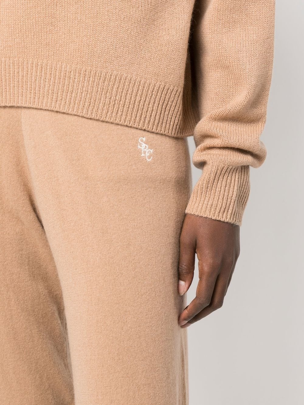 logo-embroidered track pants - 5