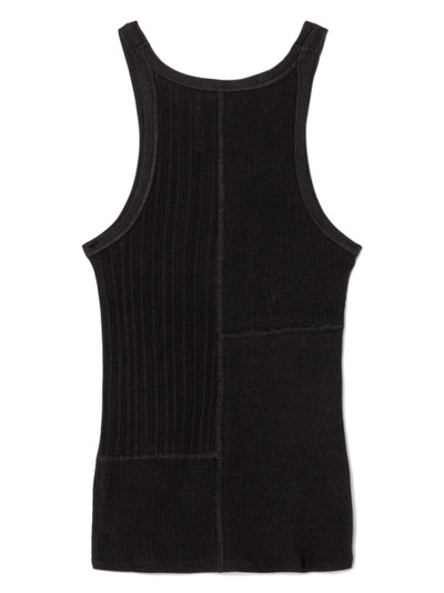 RE/DONE panelled cotton tank top outlook
