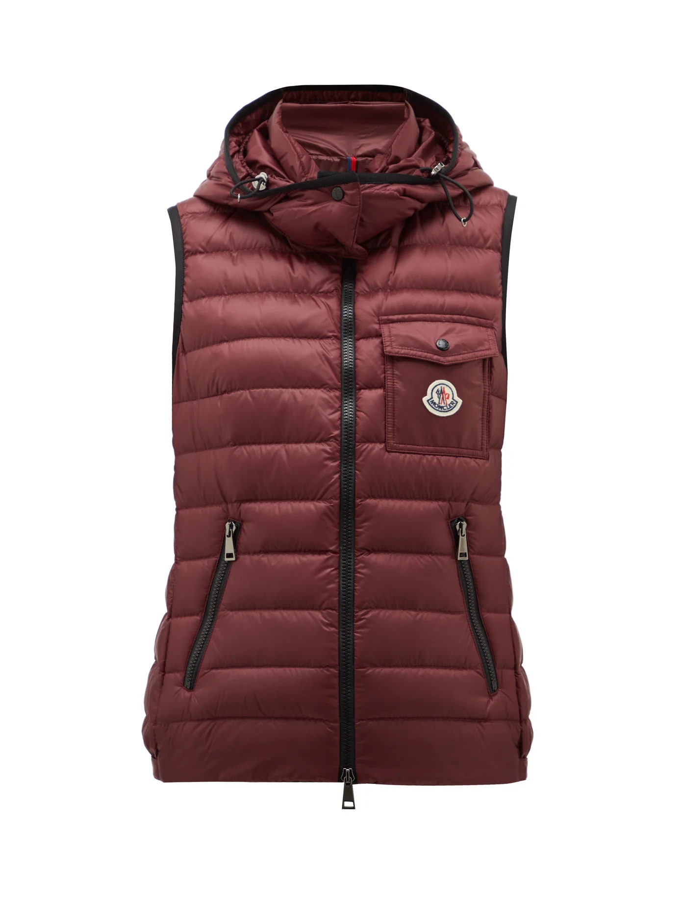 Glycine hooded quilted down gilet - 1