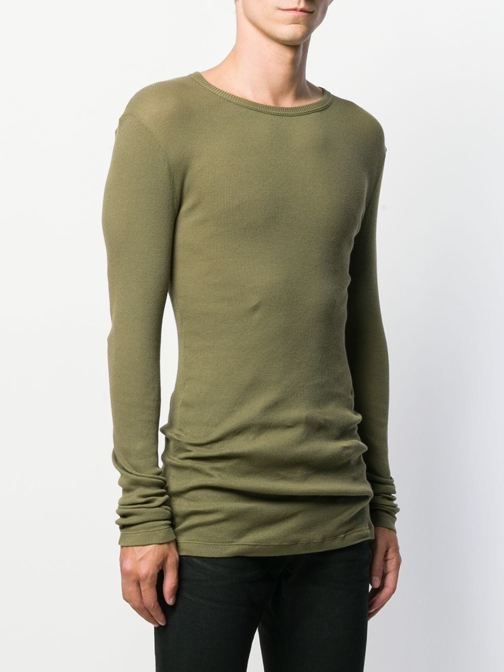 long-sleeve ribbed T-shirt - 3