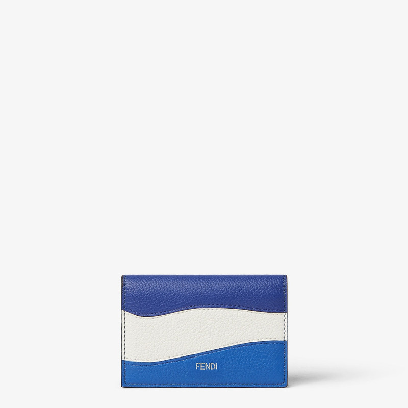 Colorblock Card Case Multicolor inlaid leather card case 1