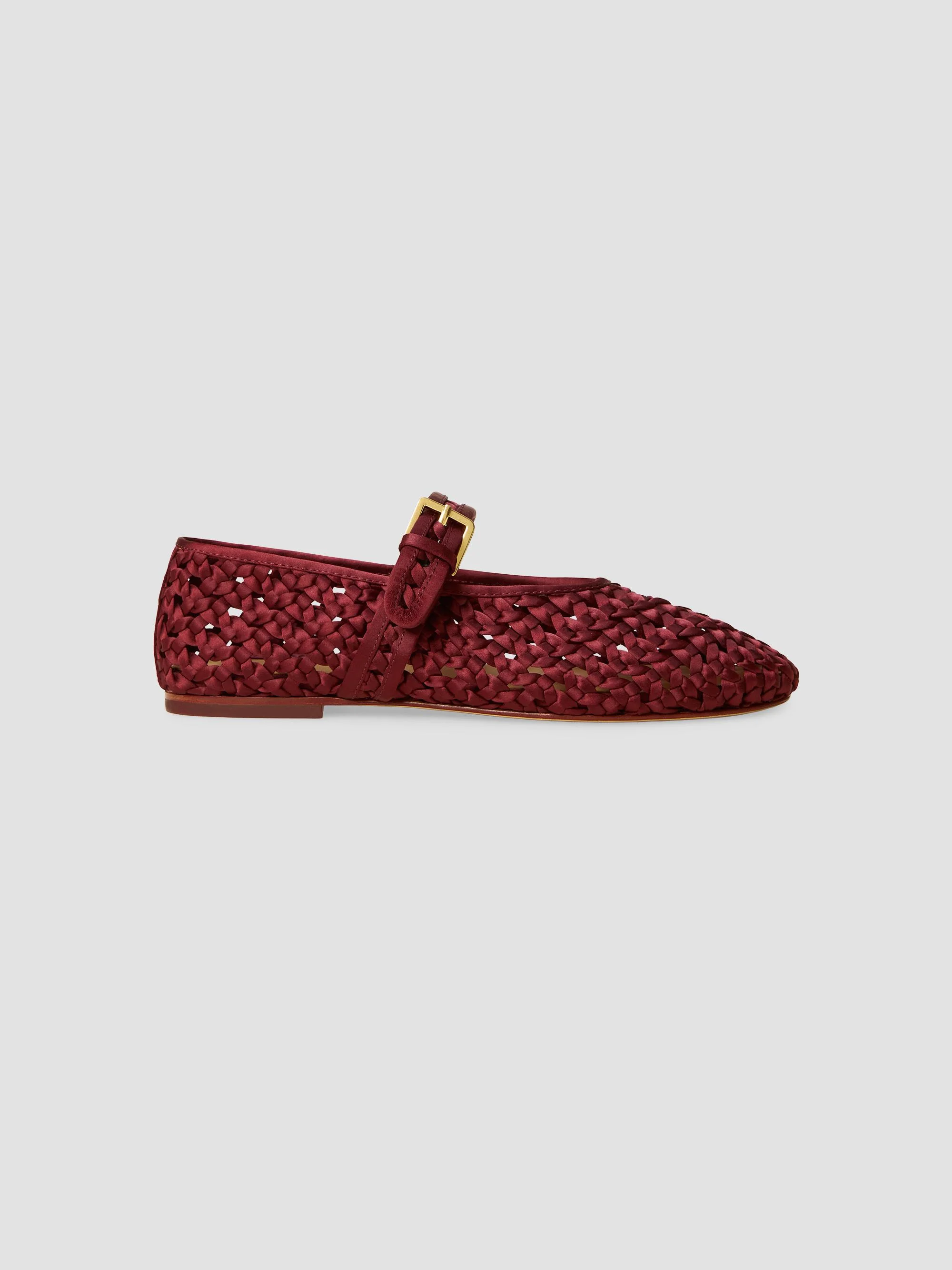 Women's Sydney Satin Mary Jane Flats - Garnet - 1
