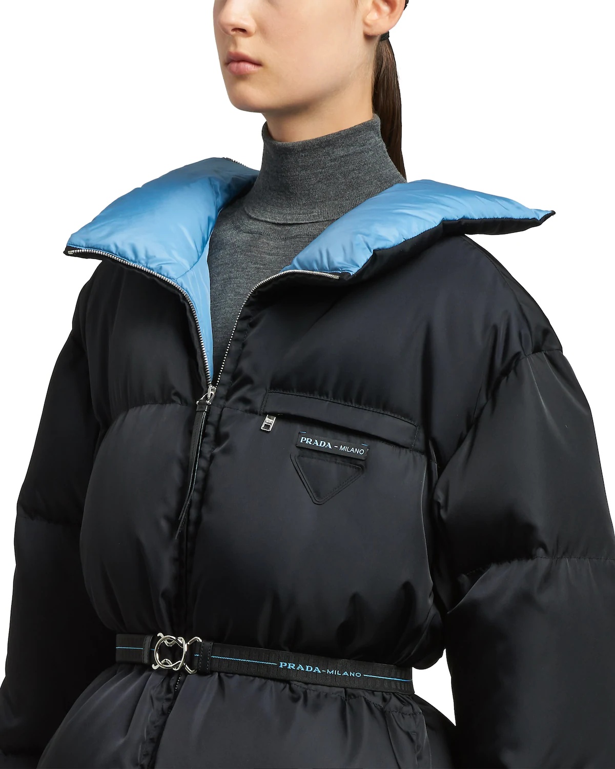 Nylon gabardine puffer jacket - 5