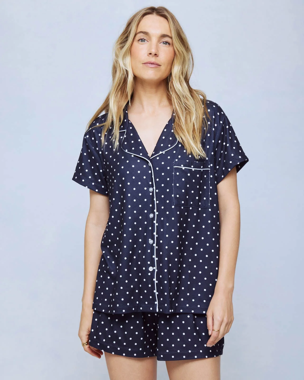 Polka Dot Flora Pillowsoft Short Set - 1