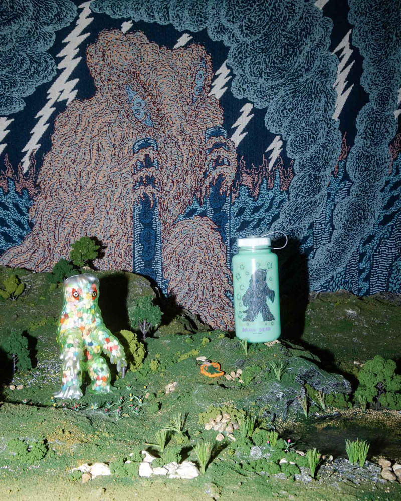 Brain Dead x Godzilla Hedorah Meal Time Blanket - Multi 6