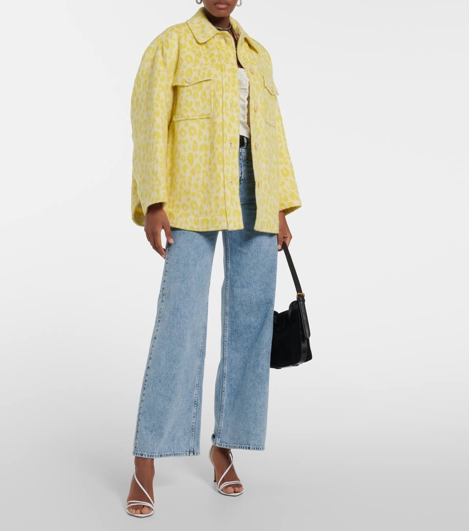 Printed virgin wool overshirt - 2