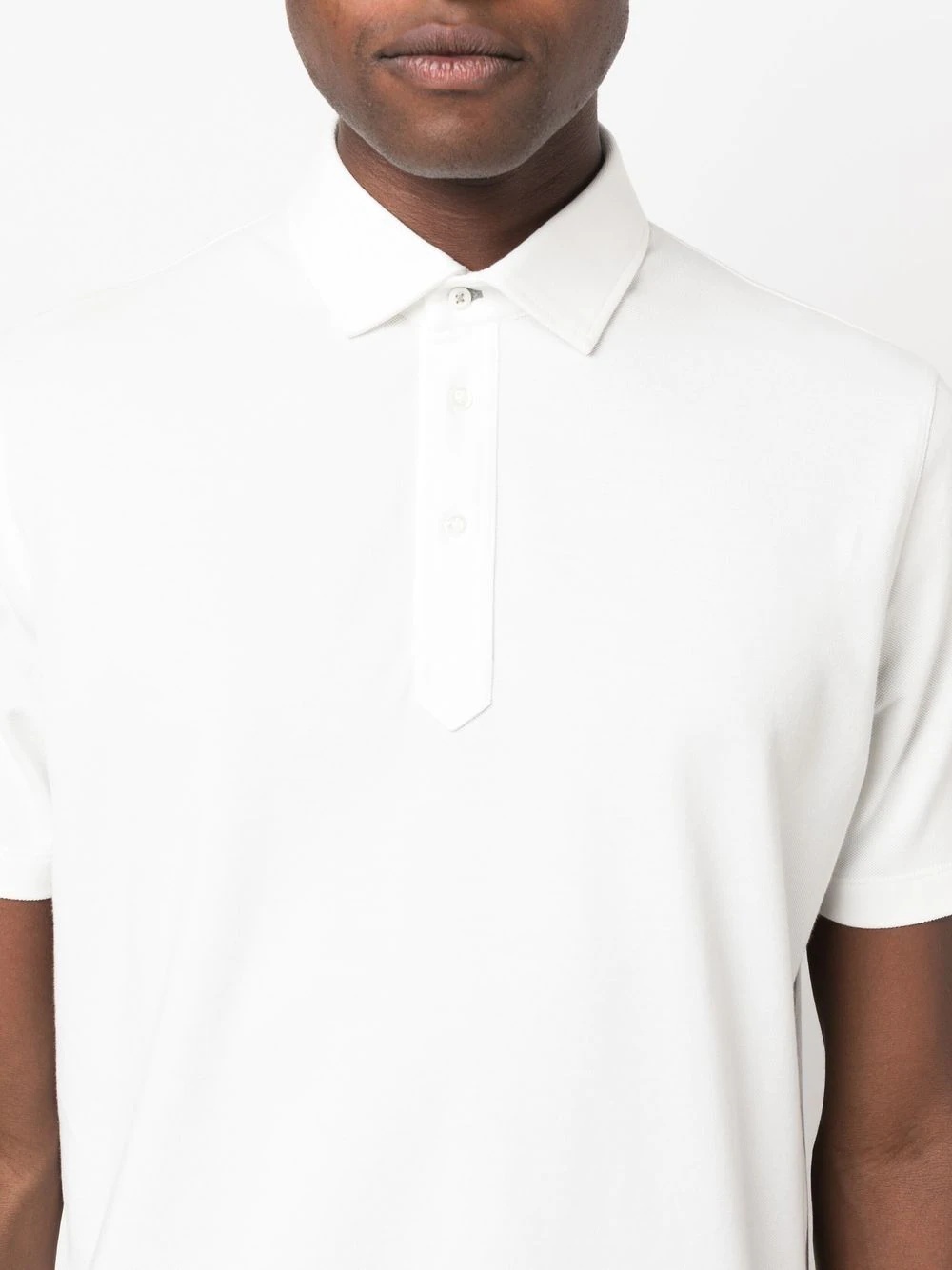 short-sleeve cotton polo shirt - 5