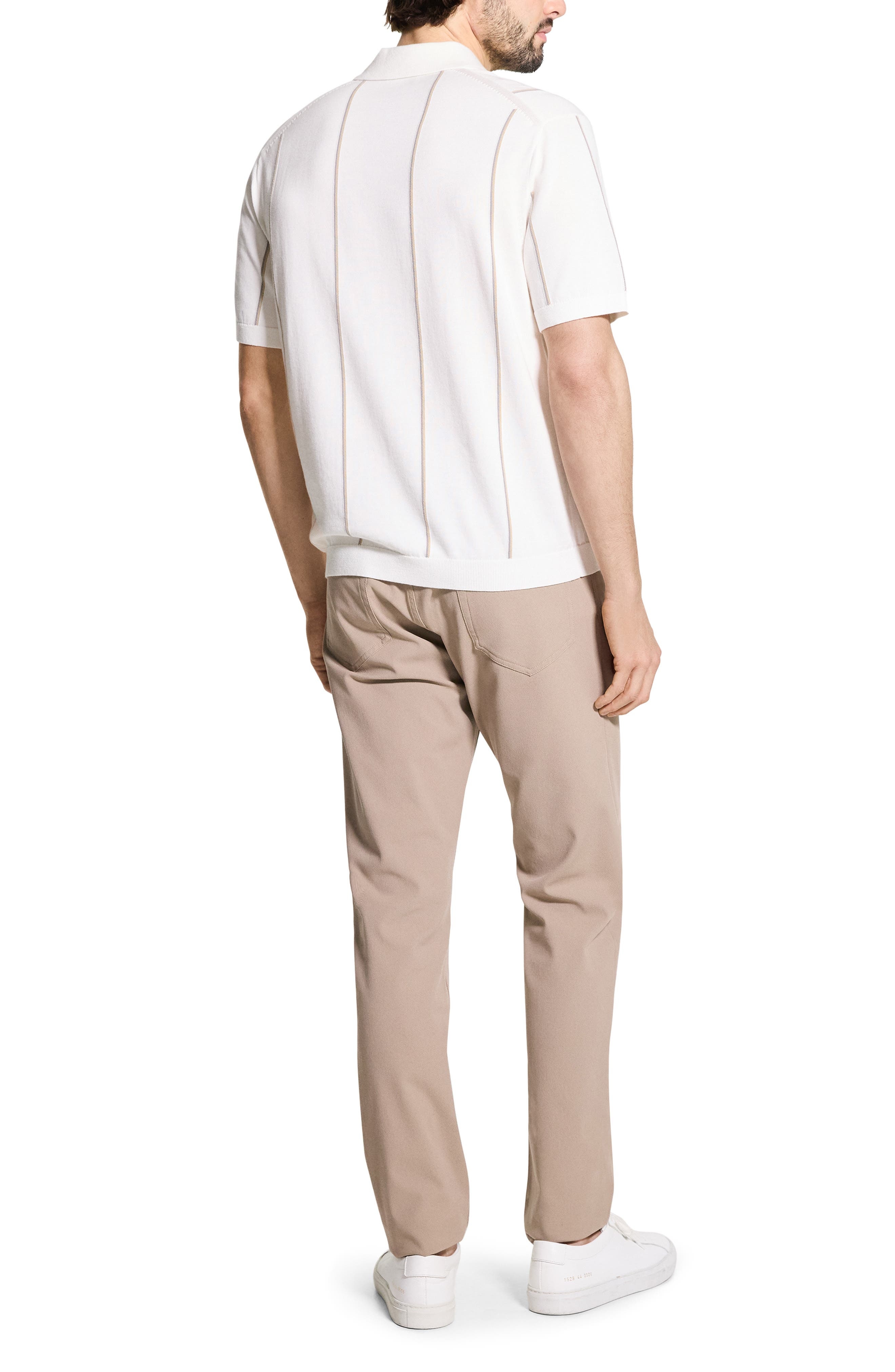 Theory Cotton Polo in White Multi at Nordstrom - 9