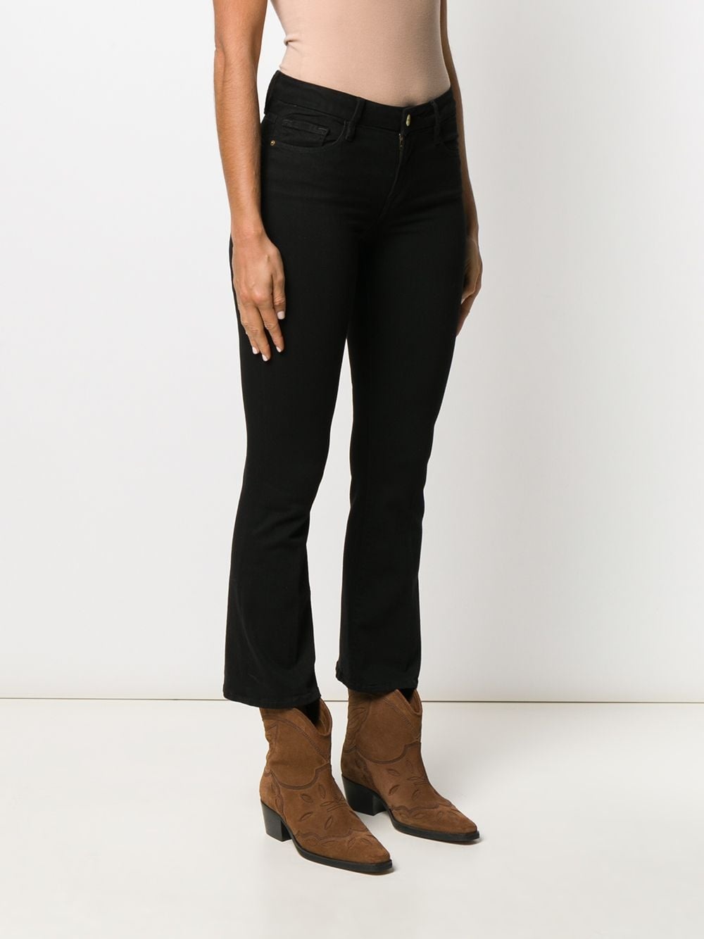 slim-fit cropped jeans - 3