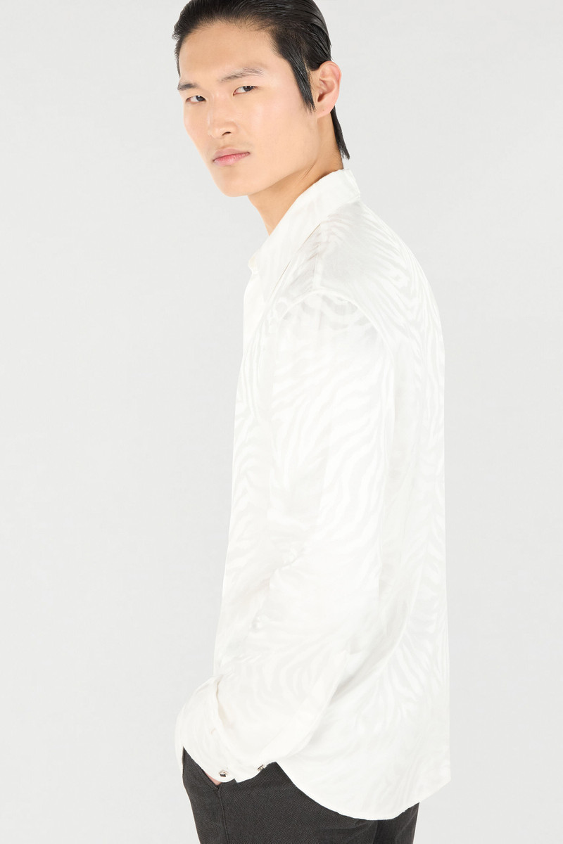 Long Shirt With Tiger Skin Print 7