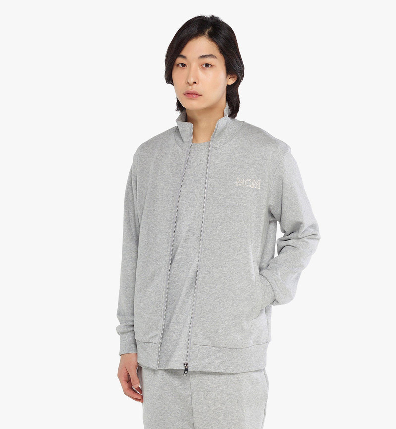 Men’s MCM Essentials Logo Track Jacket in Organic Cotton 5