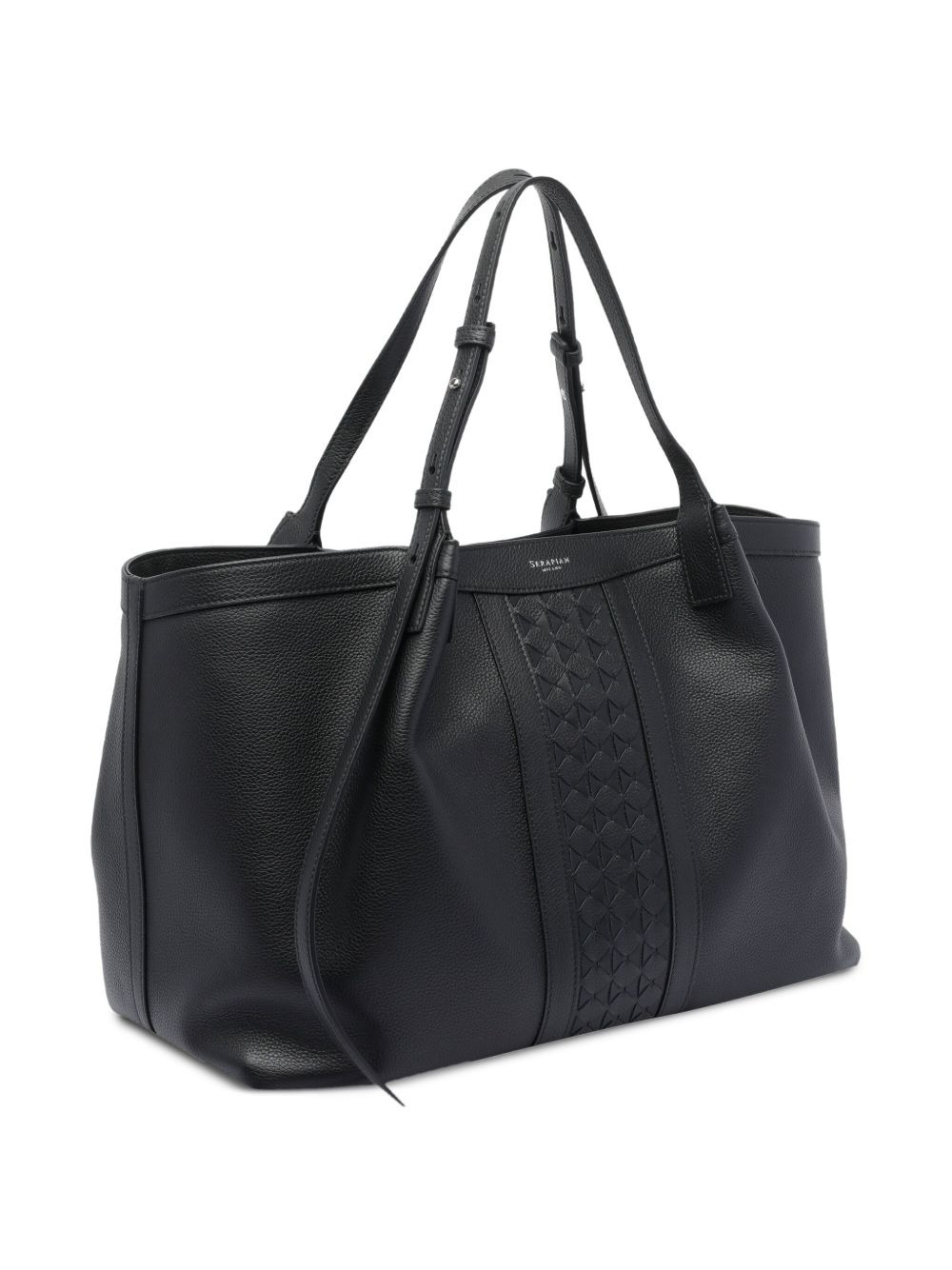 woven-detail shoulder bag - 3