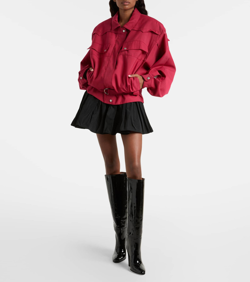 PARIS TEXAS Lavinia 100 patent leather knee-high boots outlook