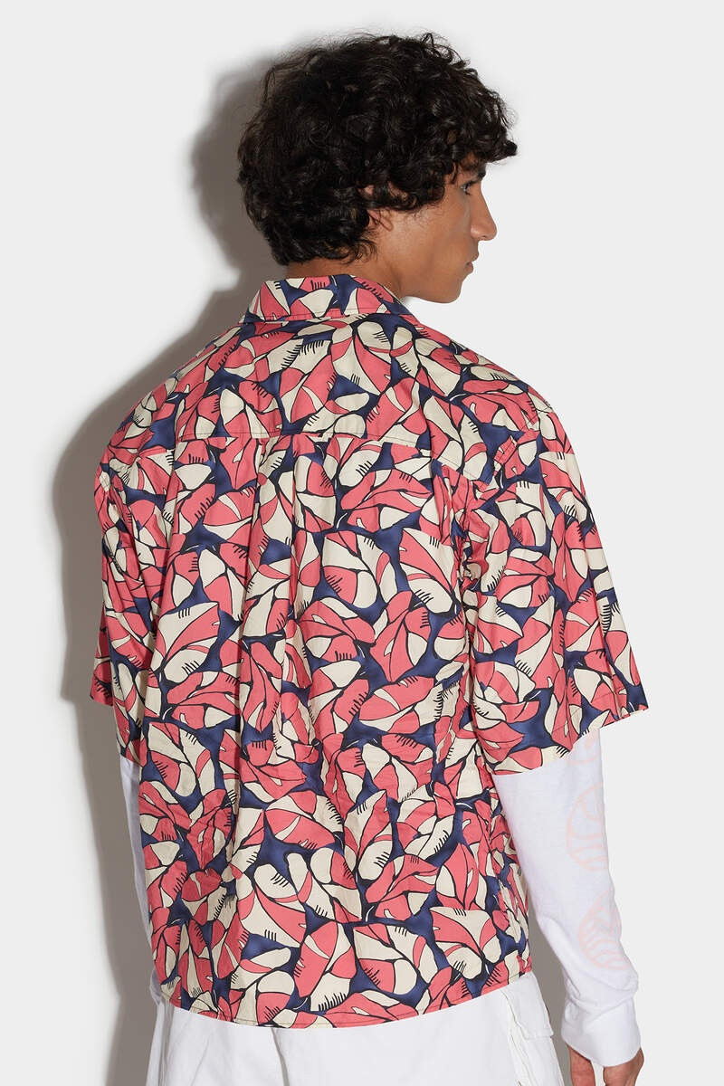 DSQUARED2 BOWLING DROPPED SHOULDER SHIRT outlook