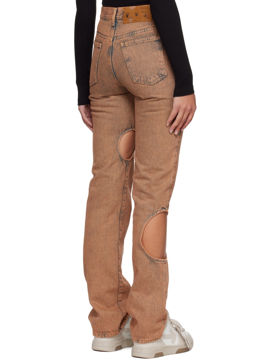 Orange Meteor Jeans - 3