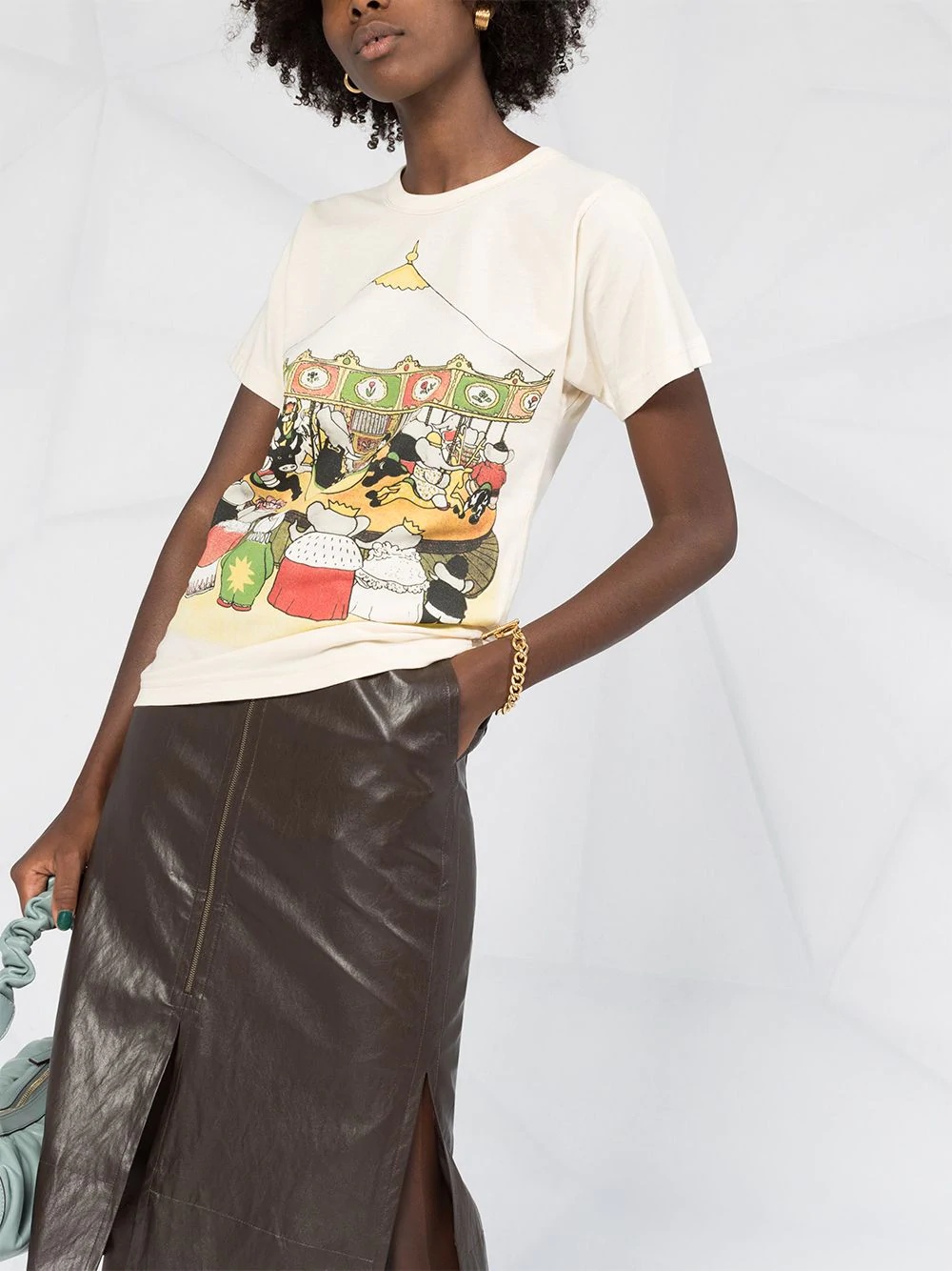 Babar carousel print T-shirt - 5