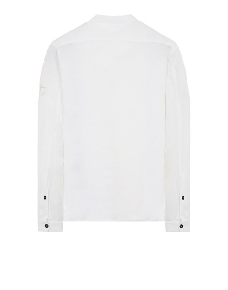 Stone Island 12001 'FISSATO' EFFECT
 WHITE outlook
