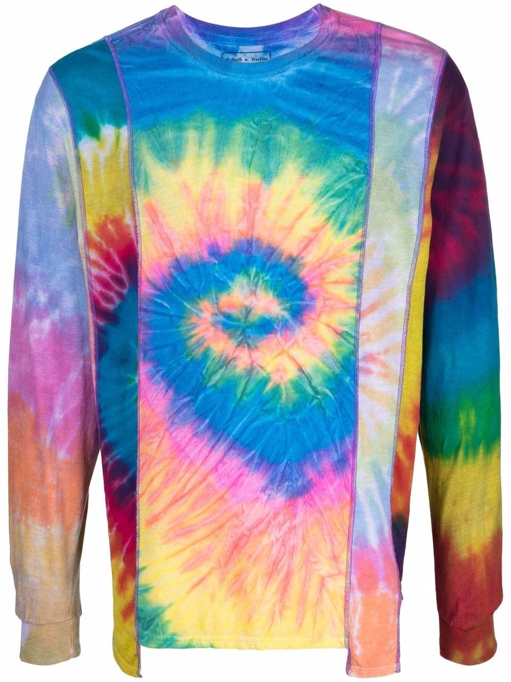 tie-dye print jumper - 1