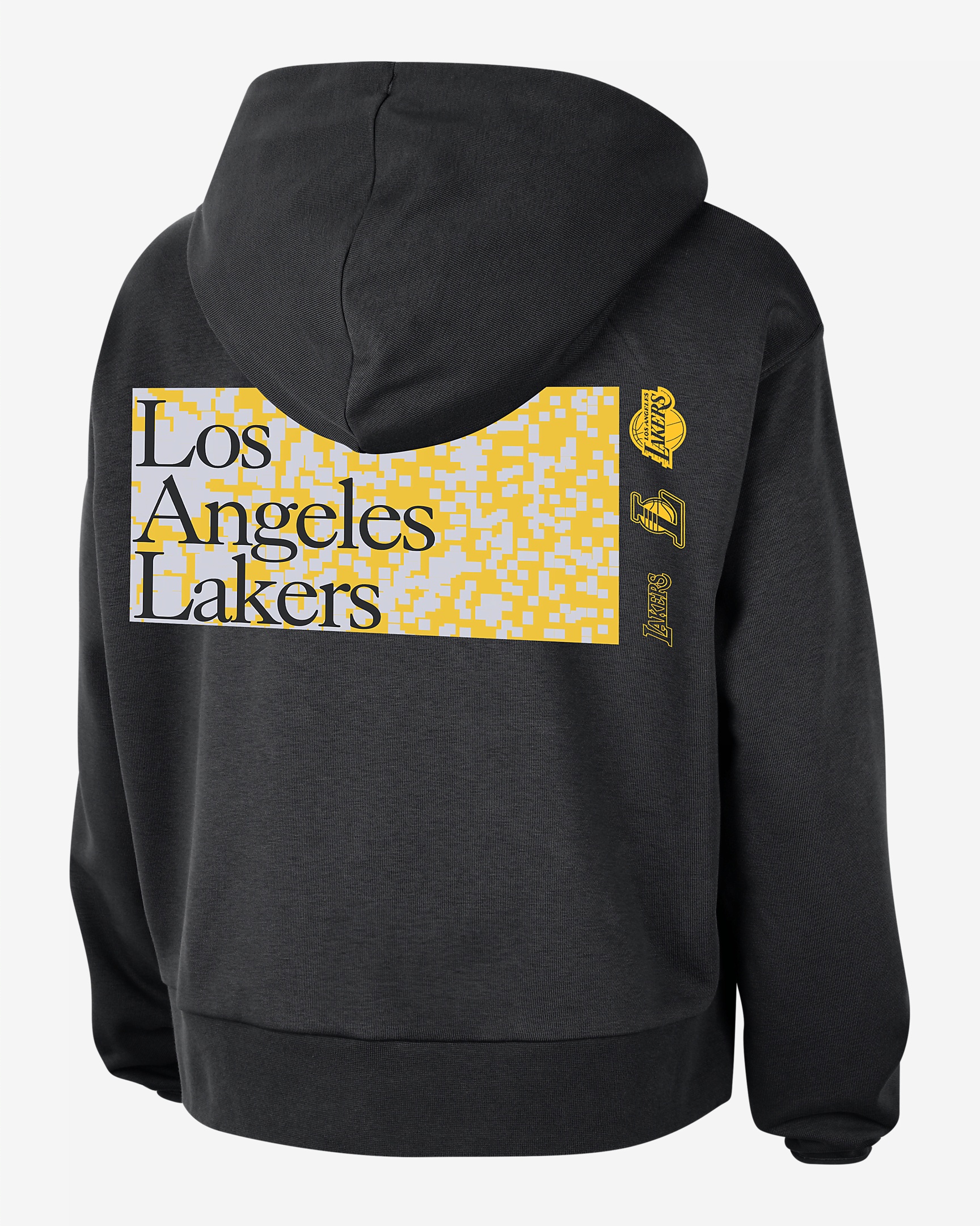 Los Angeles Lakers Standard Issue Nike Women's Dri-FIT NBA Pullover Hoodie - 2