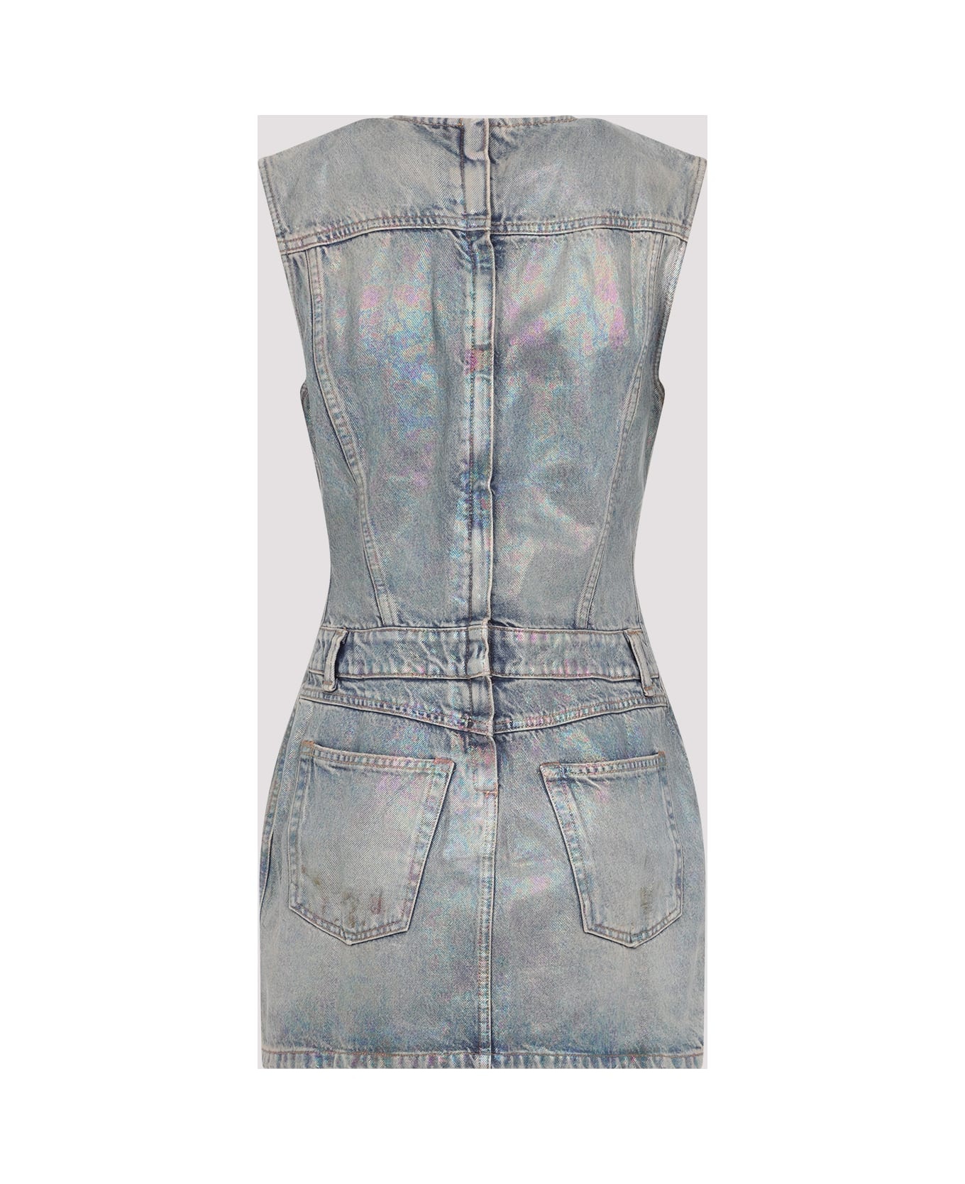 Mini Dress Denim - 4