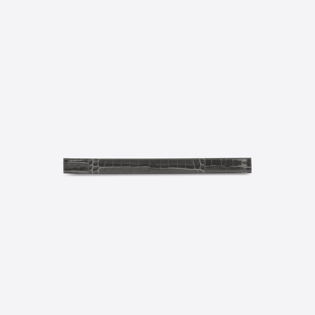 Women's Hourglass Thin Belt  in Grey - 2