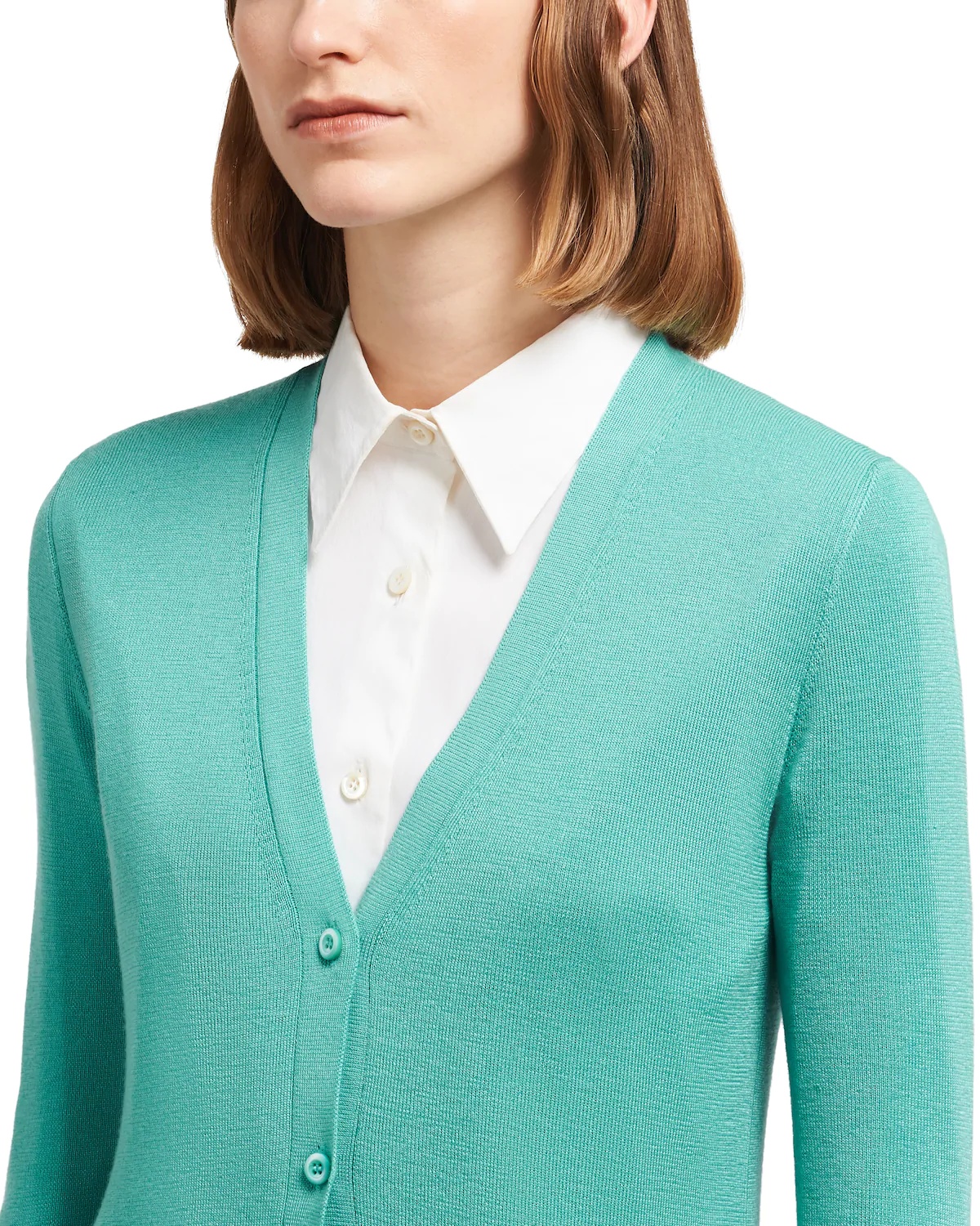 Cashmere and silk cardigan - 5