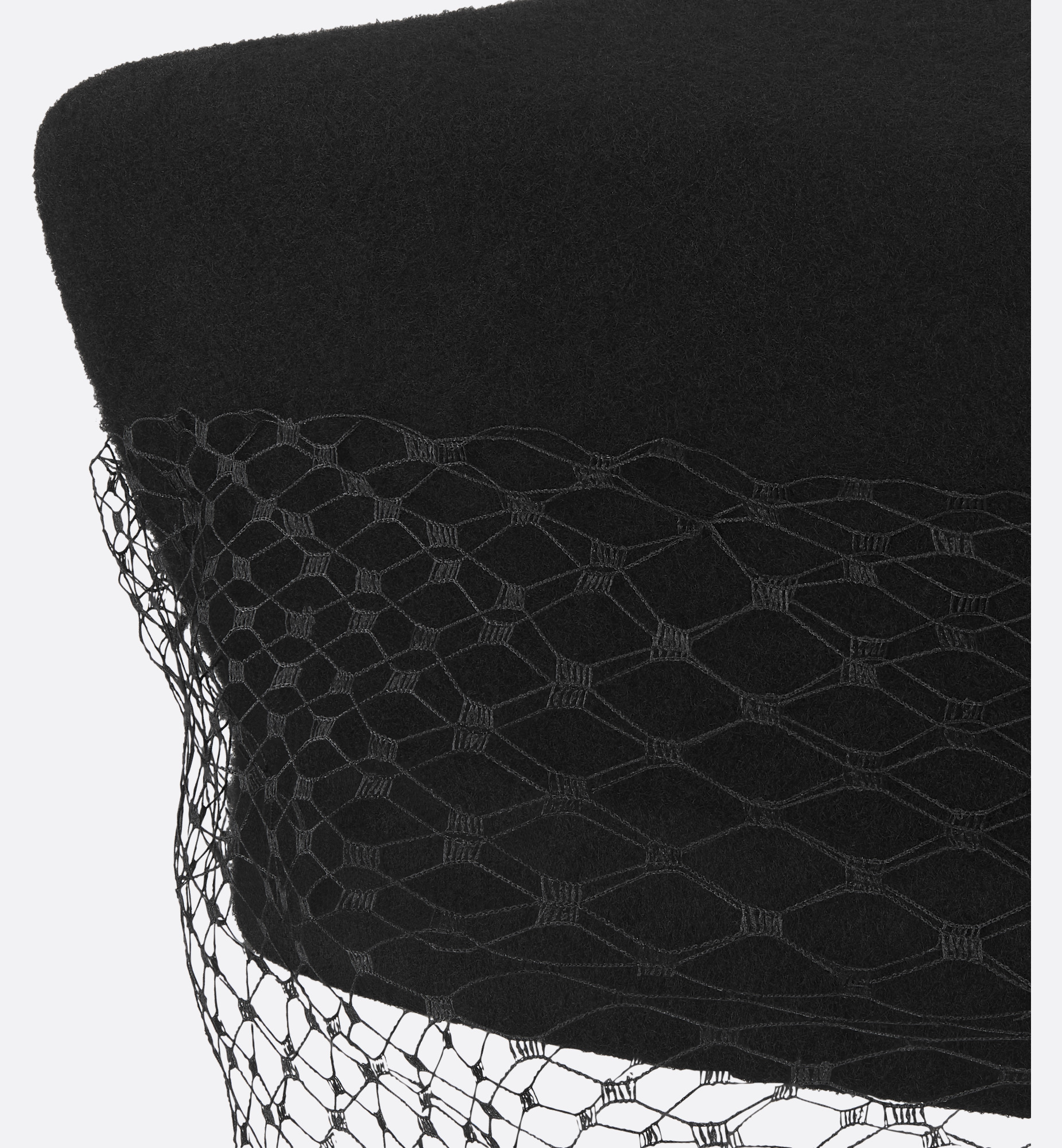 Dior Century Beret with Veil - 4