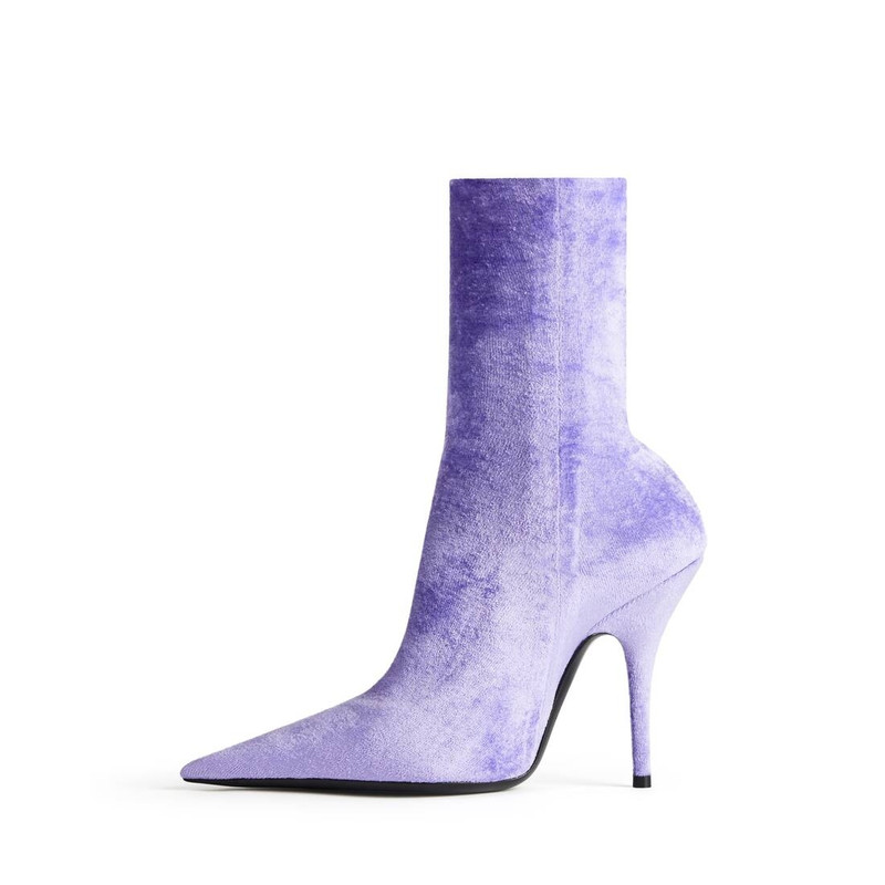 BALENCIAGA Women's Knife 110mm Bootie in Lilac outlook