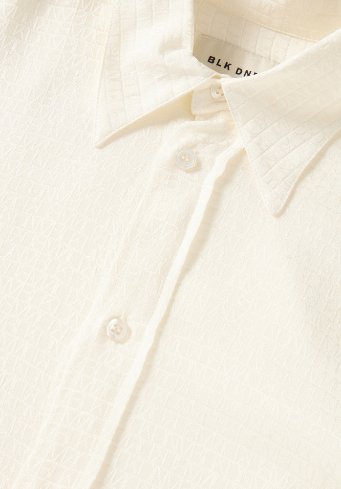BLOUSE 104 CREAM MONOGRAM - 5