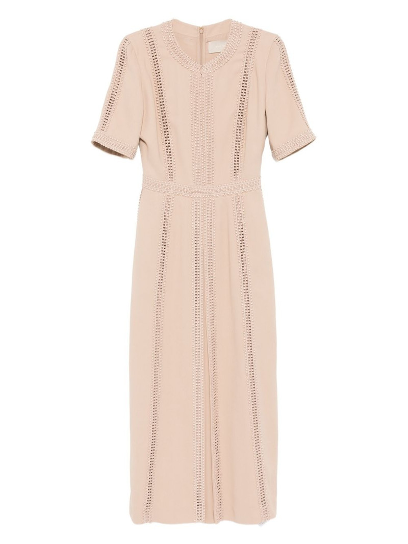 embellished-trim dress 1