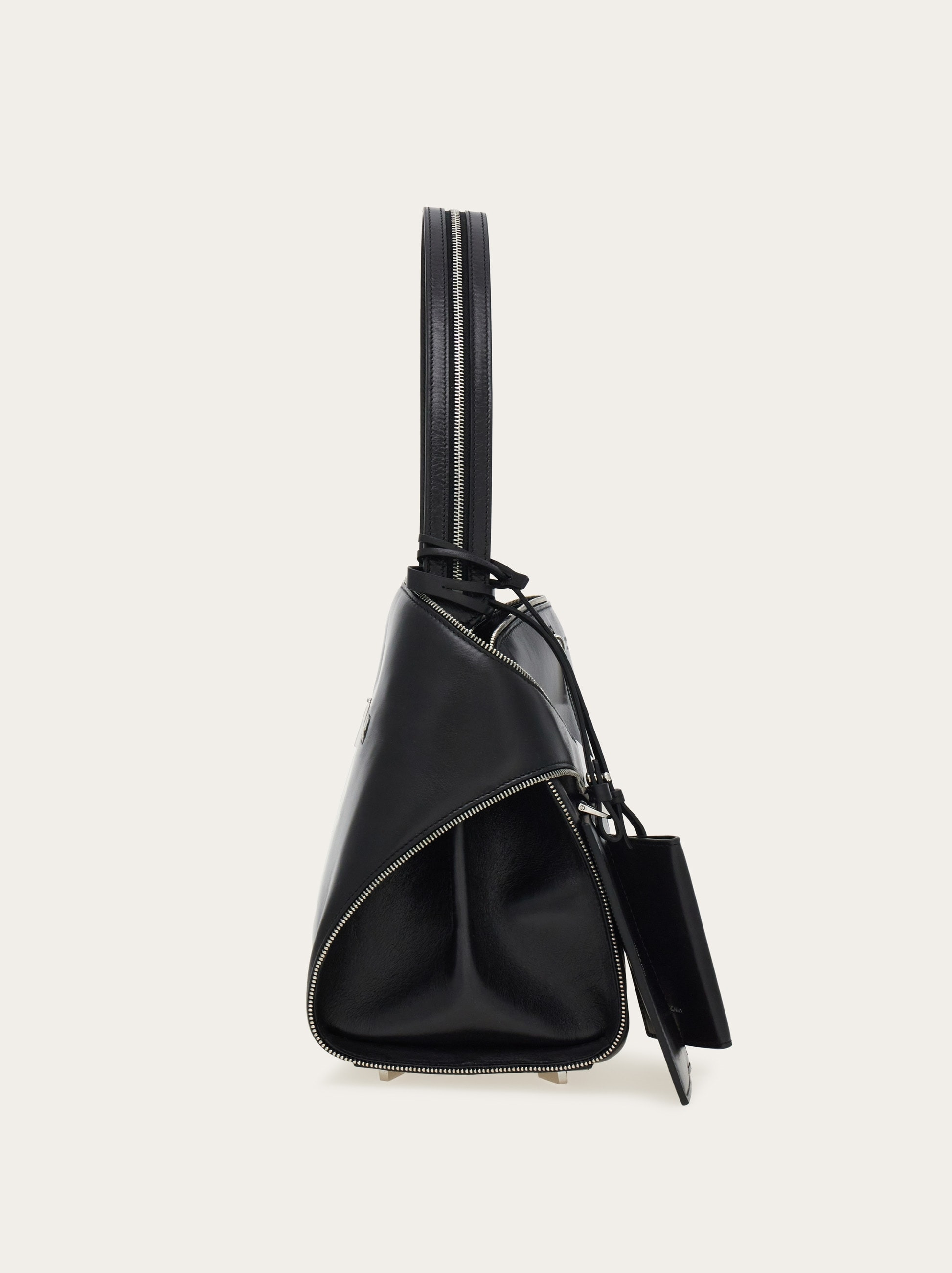 Hug soft shoulder bag multi-zip (M) - 3