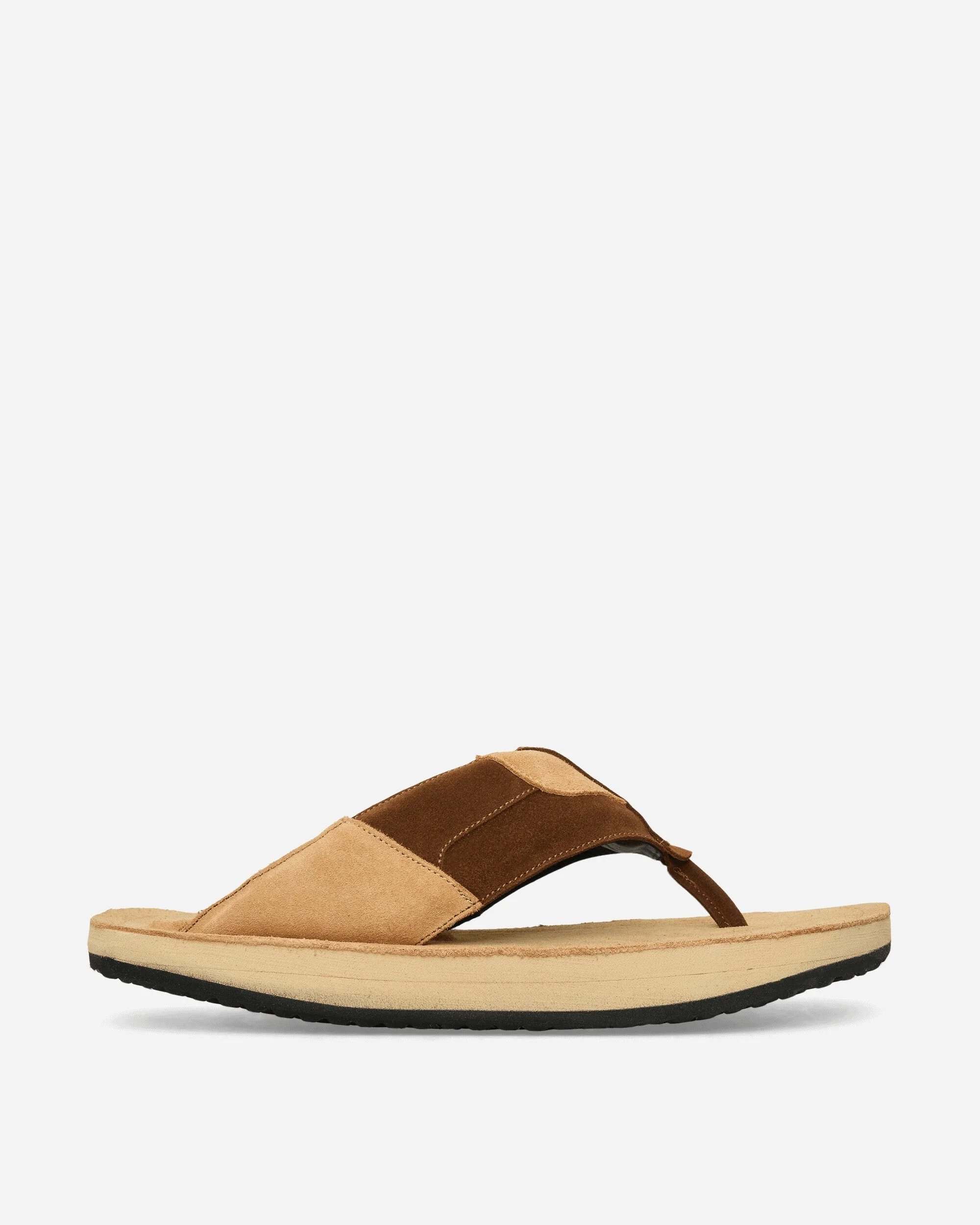 Women's XXL Flip Flops Brown - 1