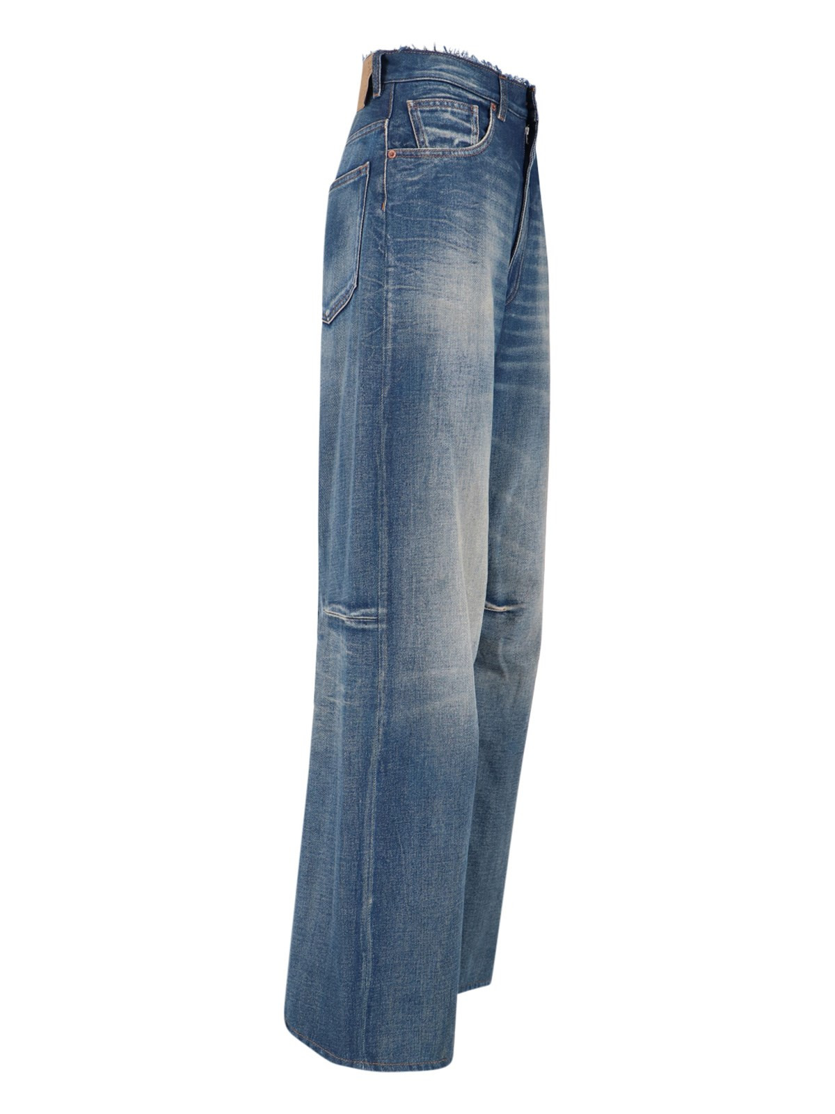 FRINGED WIDE JEANS - 3