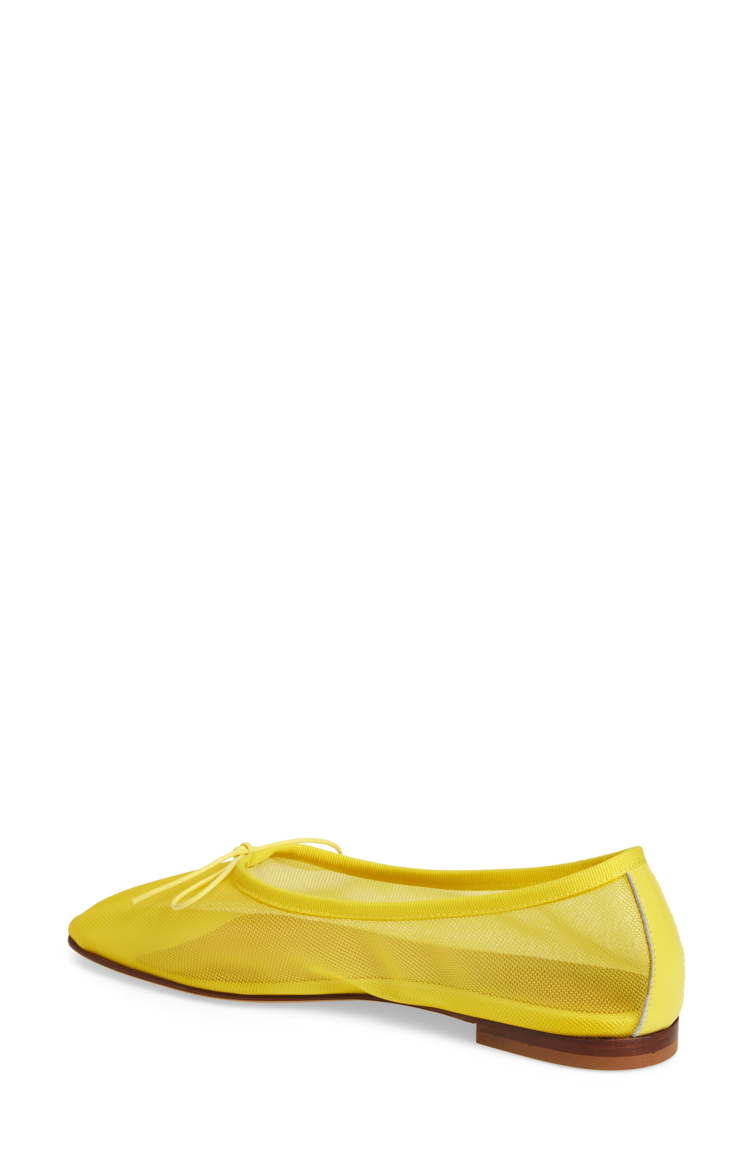 Mansur Gavriel Dream Mesh Ballerina Flat in Bright Yellow at Nordstrom - 2