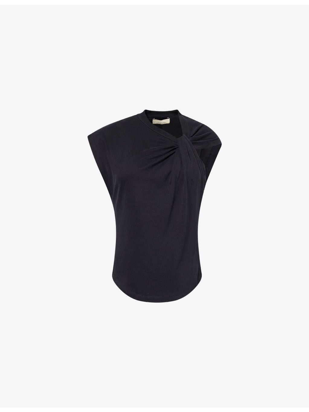 Nayda Asymmetrical Cotton-Jersey T-Shirt - 1