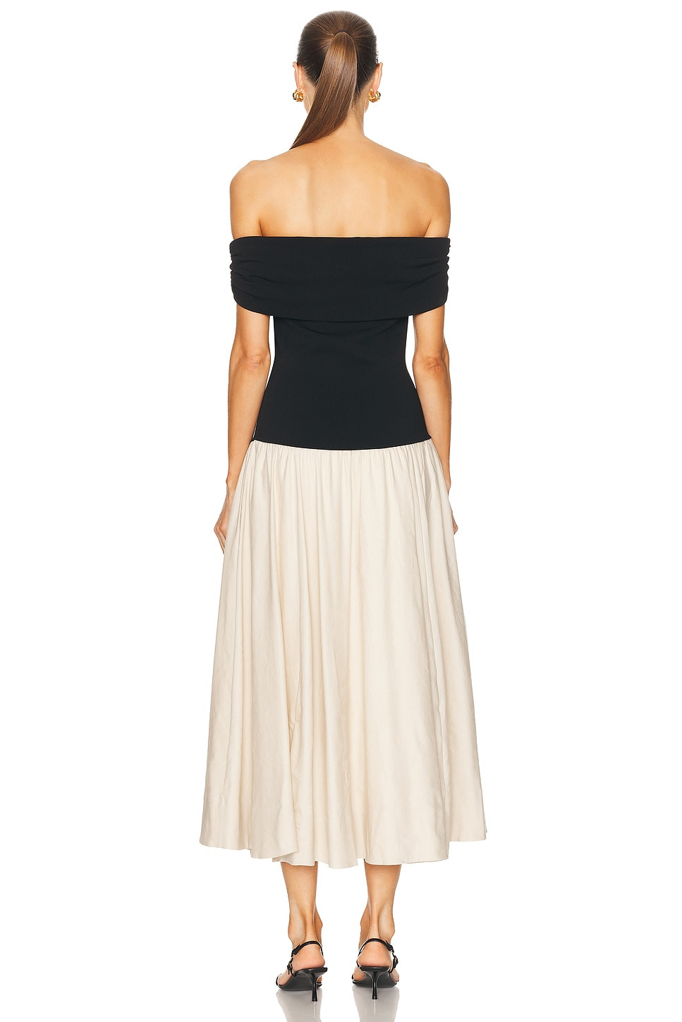 Adaline Off Shoulder Midi Dress - 3