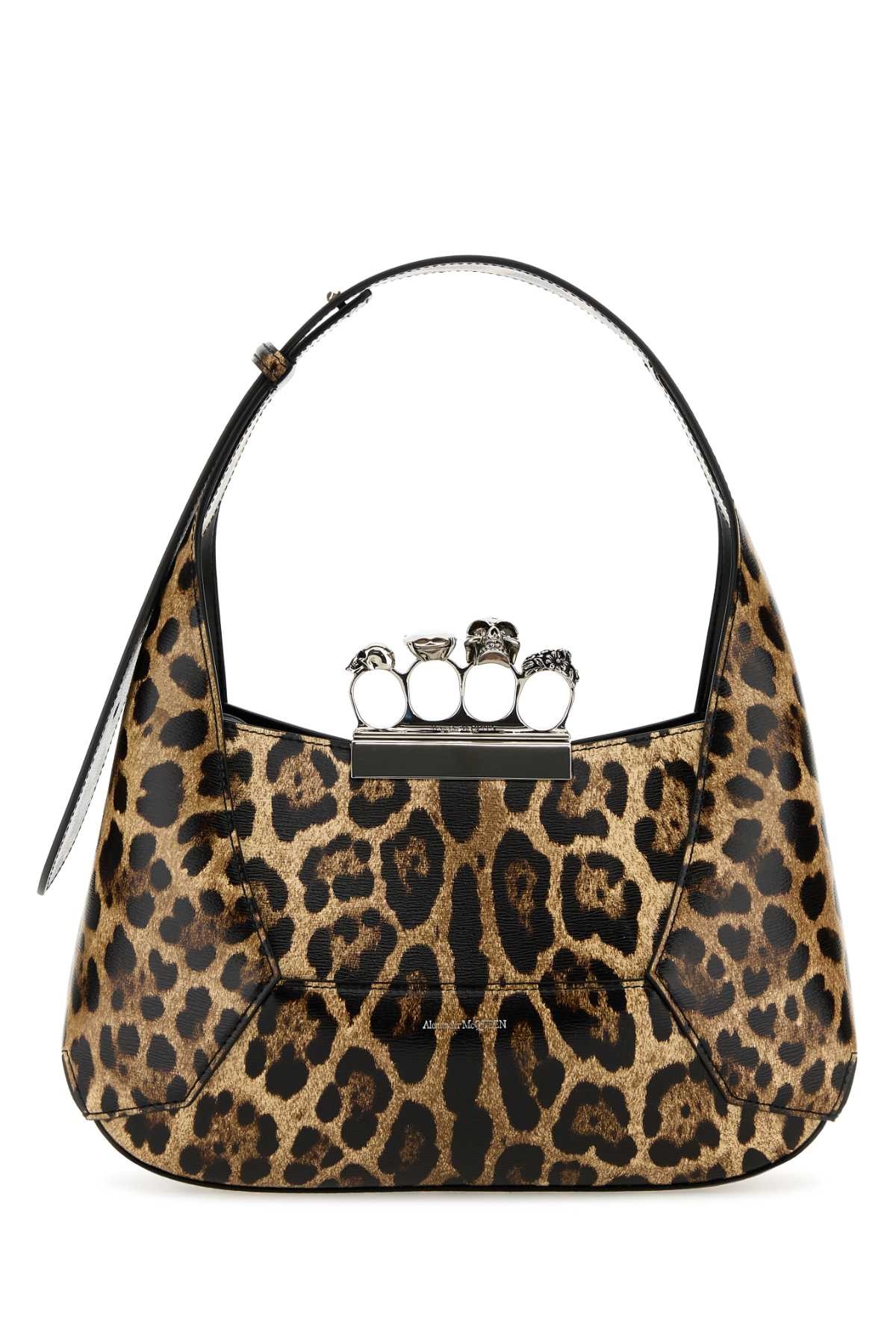 Alexander Mcqueen Women Printed Leather The Jewelled Hobo Shoulder Bag - 1