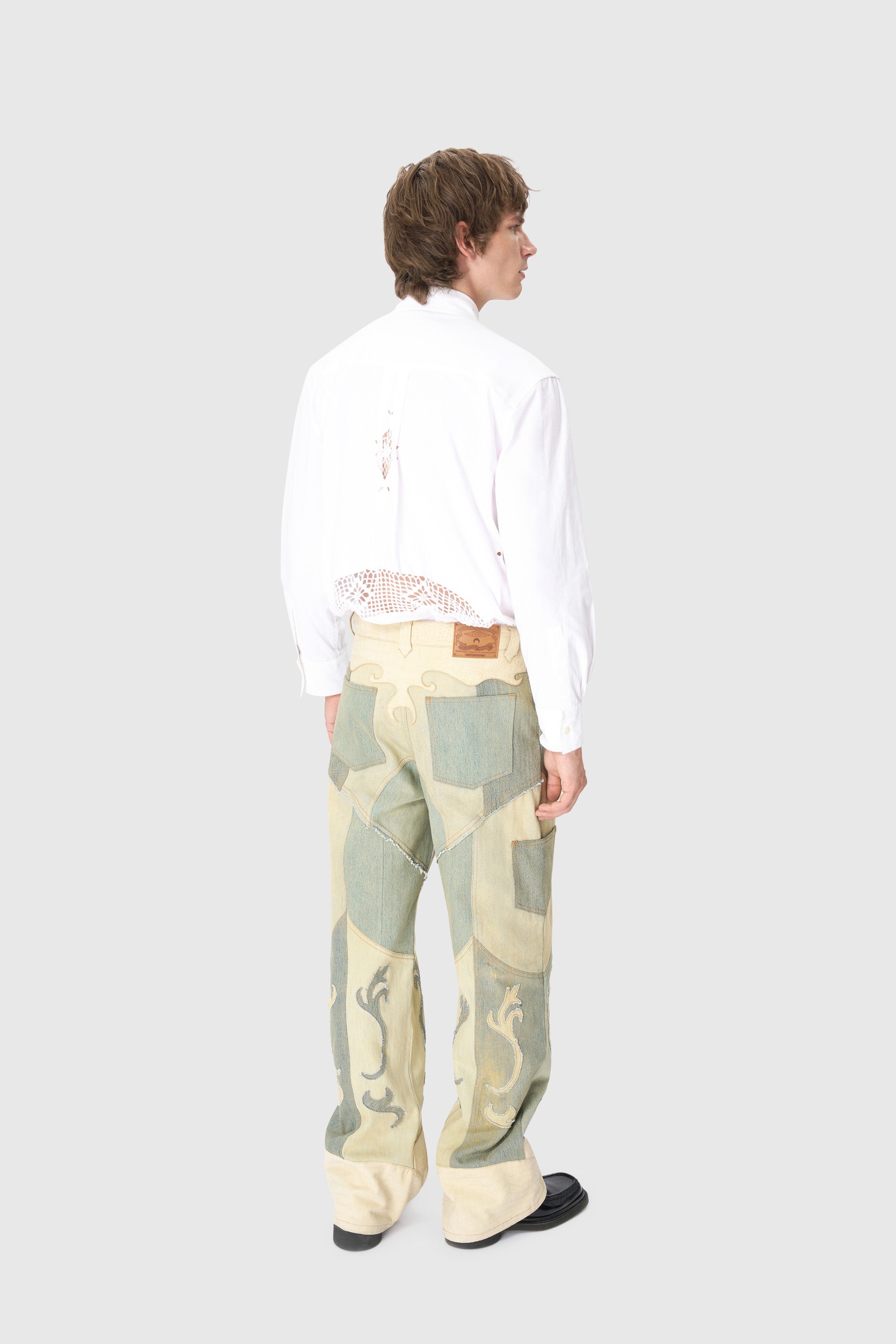 Regenerated Denim Loose Jeans - 5