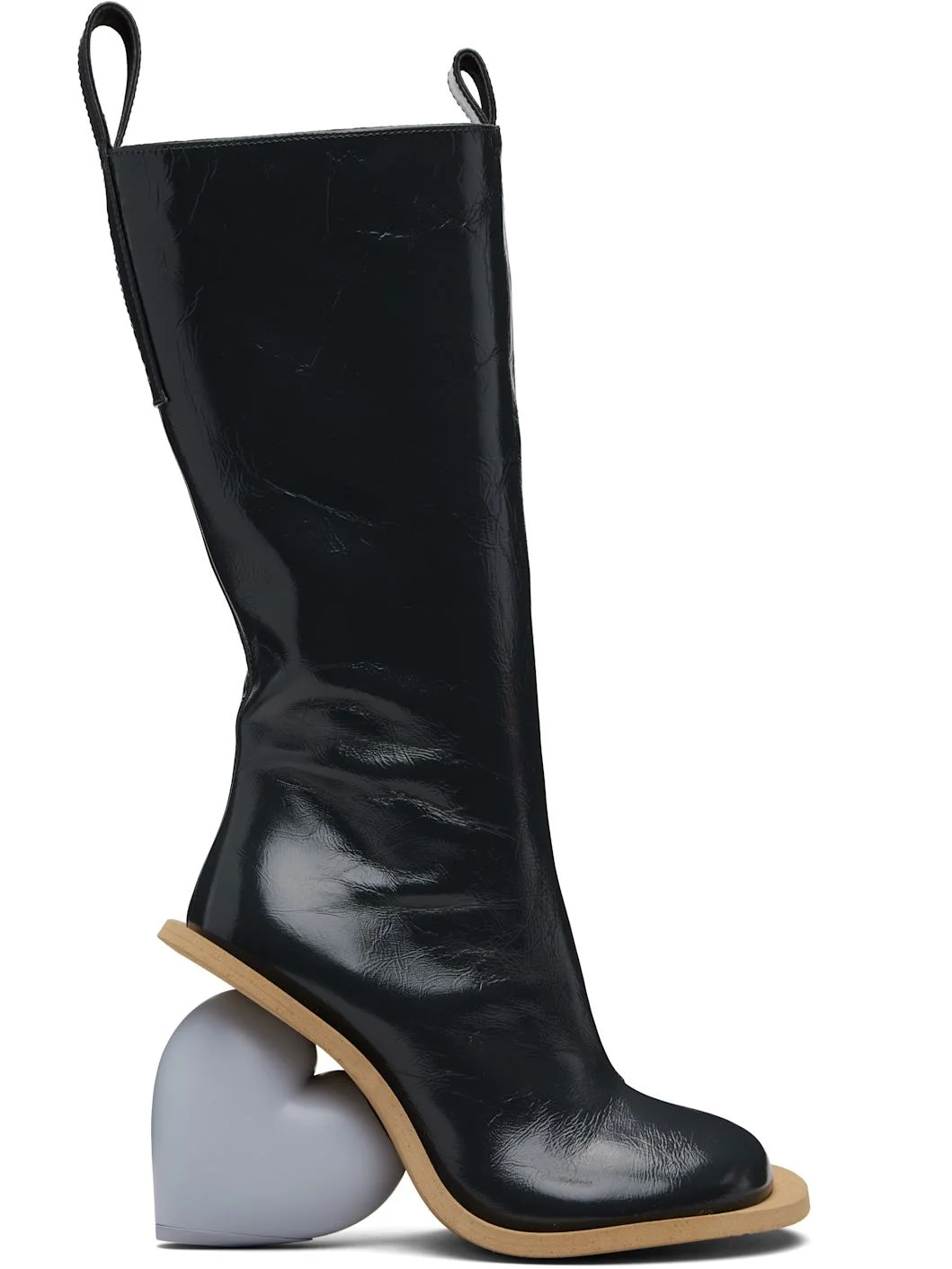 Gray Love Tall Boots - 1