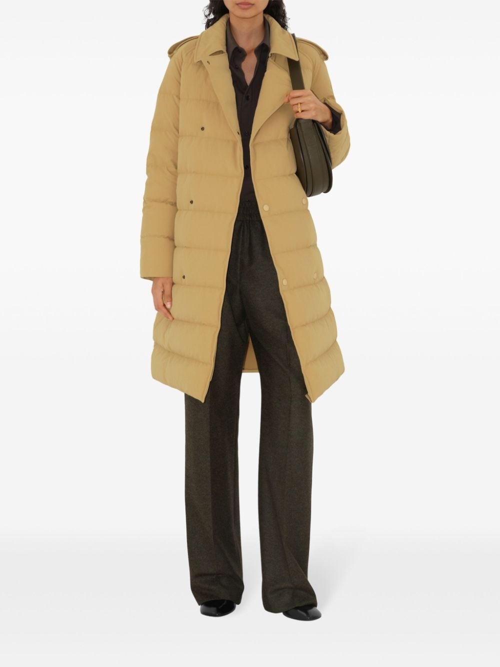 midi puffer coat - 2