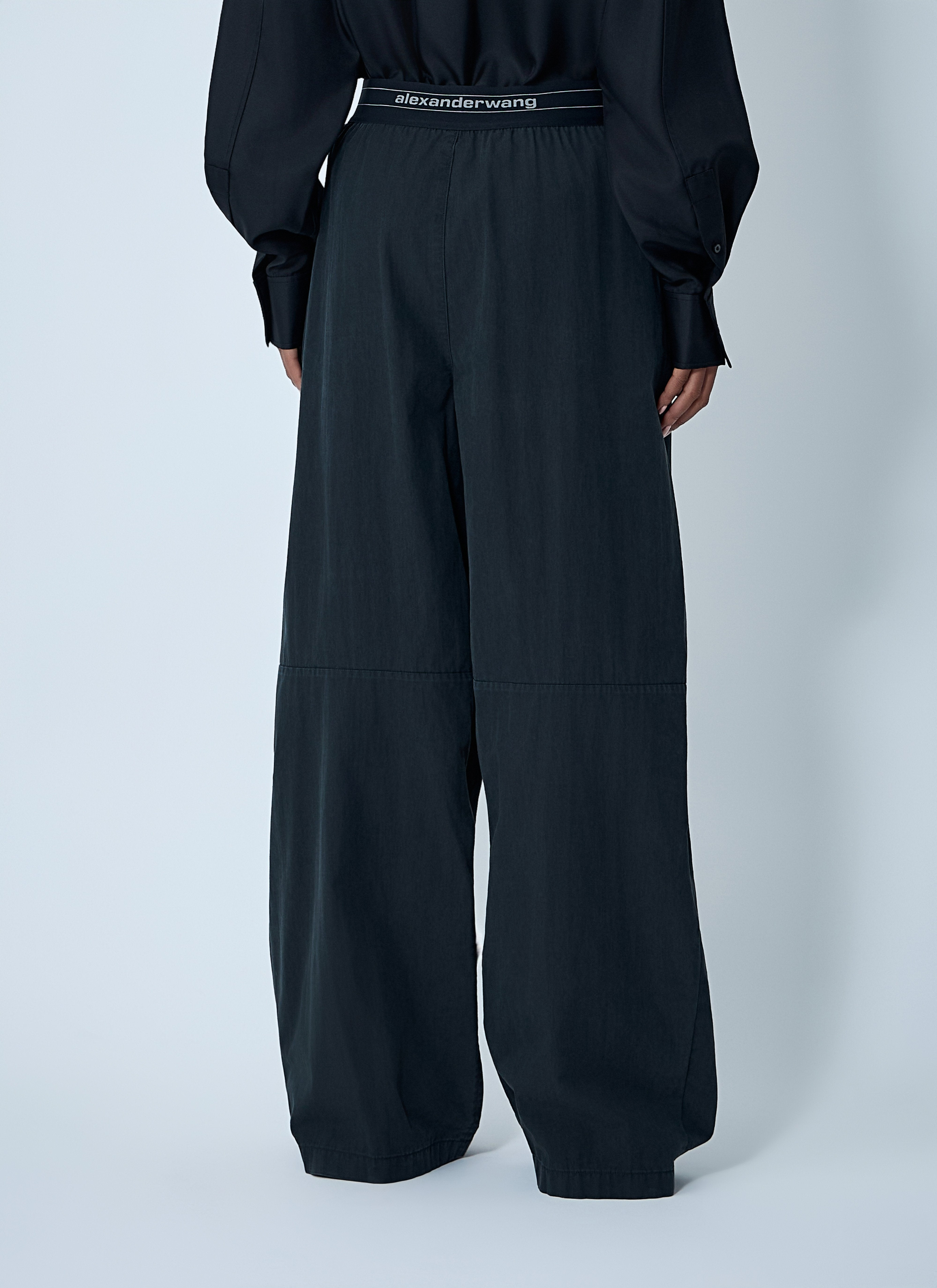 Alexander Wang Women Logo Motif Elasticated Pants - 4