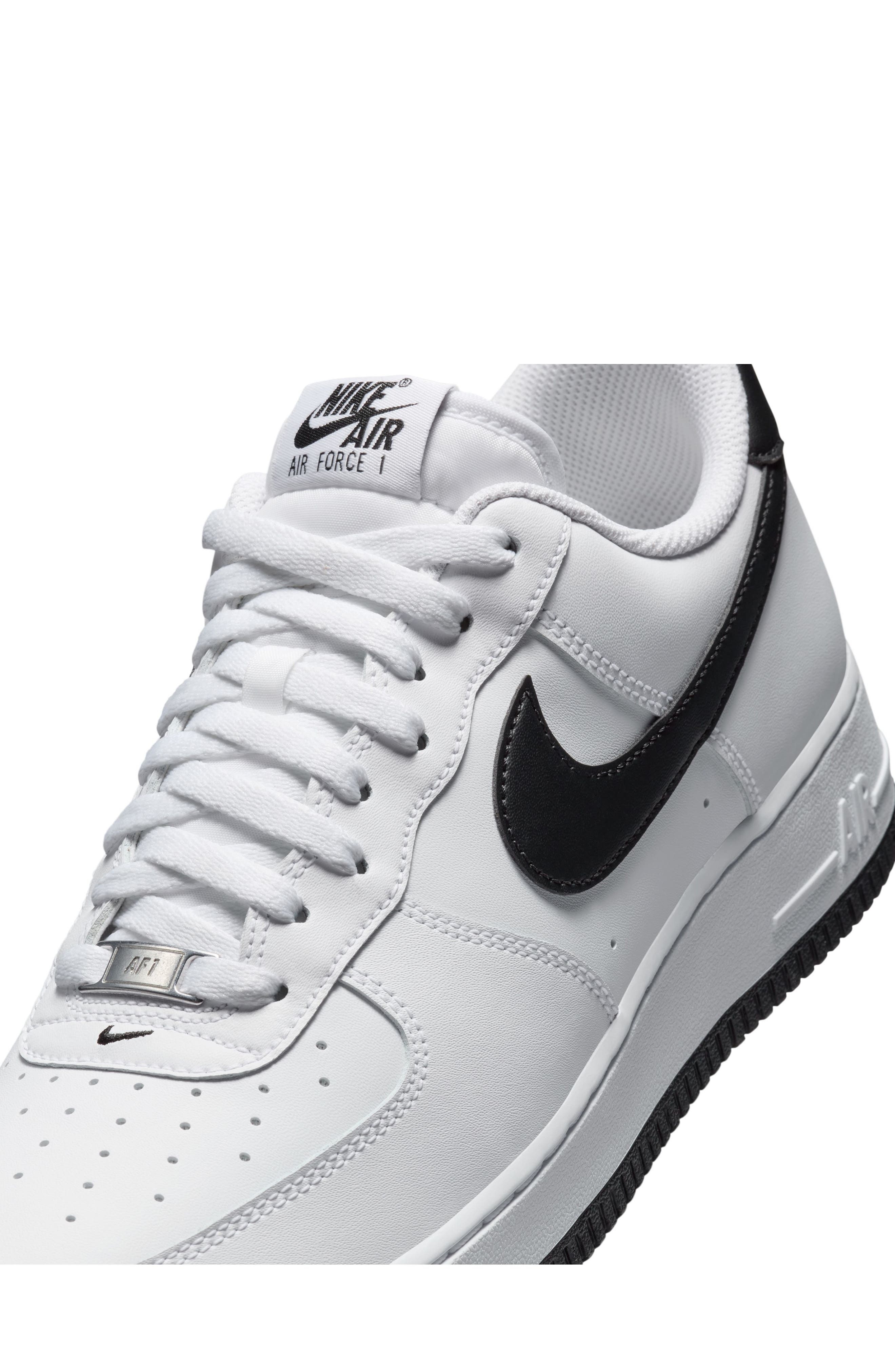 Nike Air Force 1 '07 Sneaker in White/Black/White at Nordstrom - 8