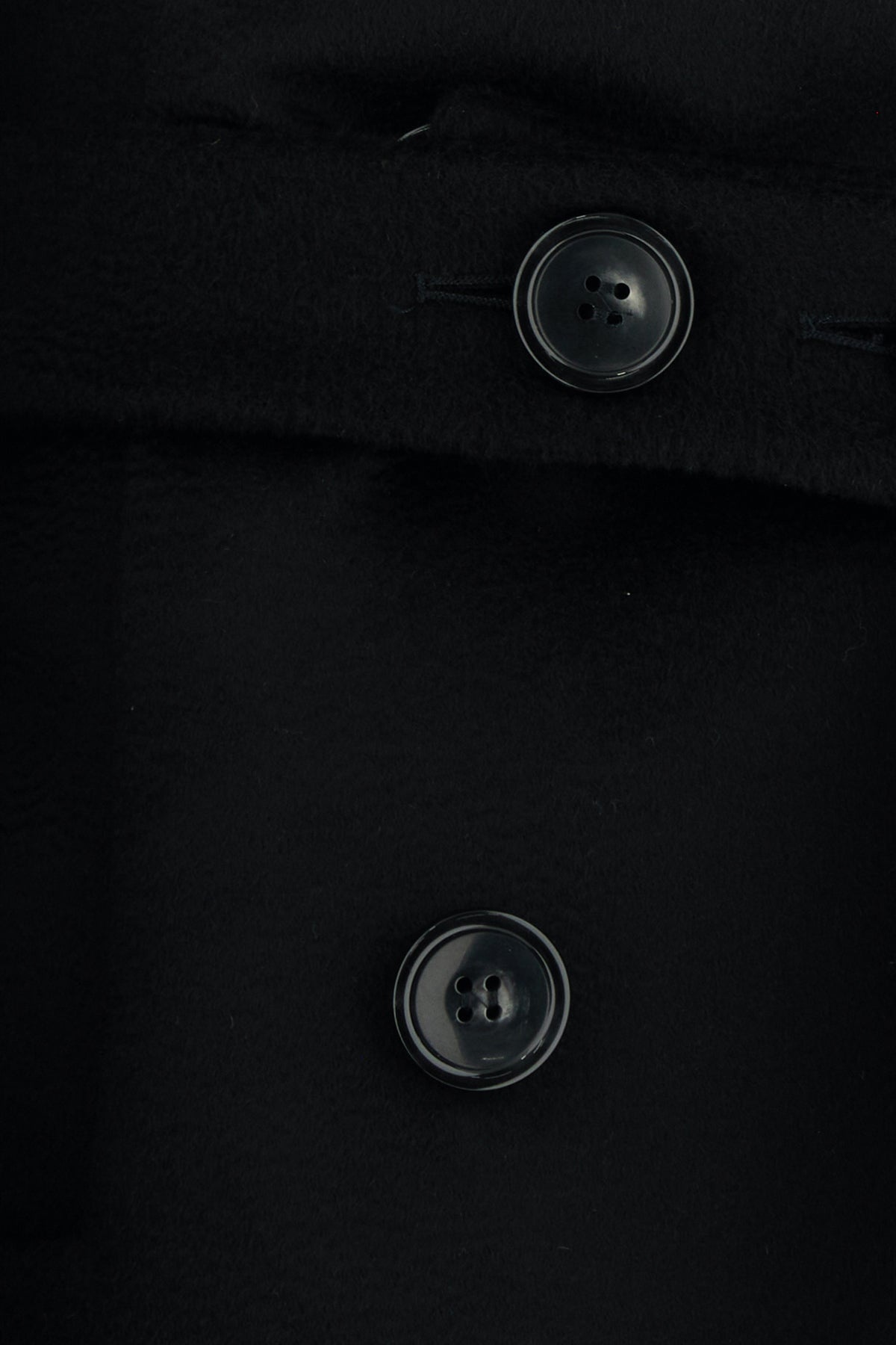 Black wool Orchis coat - 3